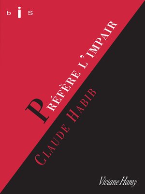cover image of Préfère l'impair